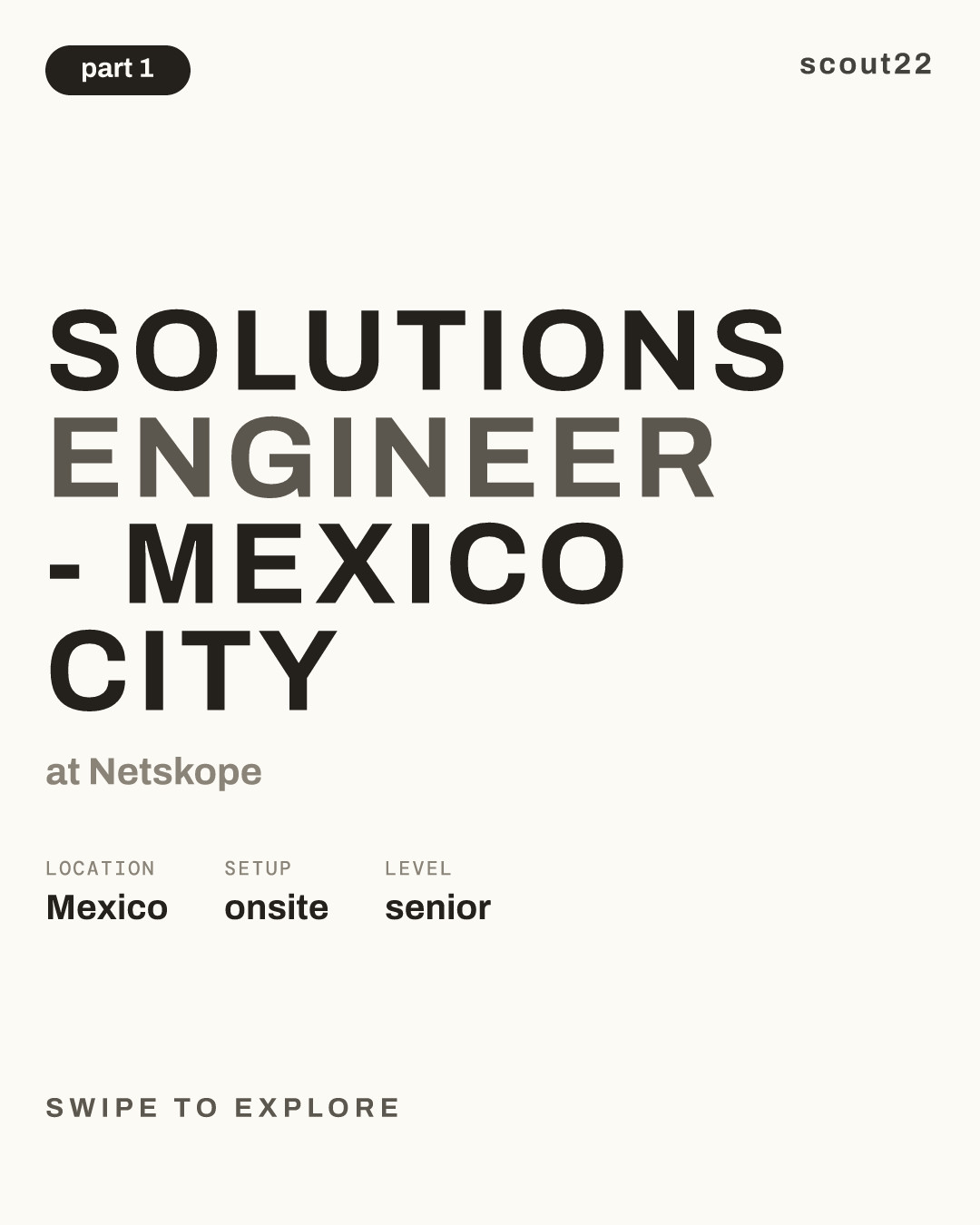 Solutions Engineer - Mexico City at Netskope