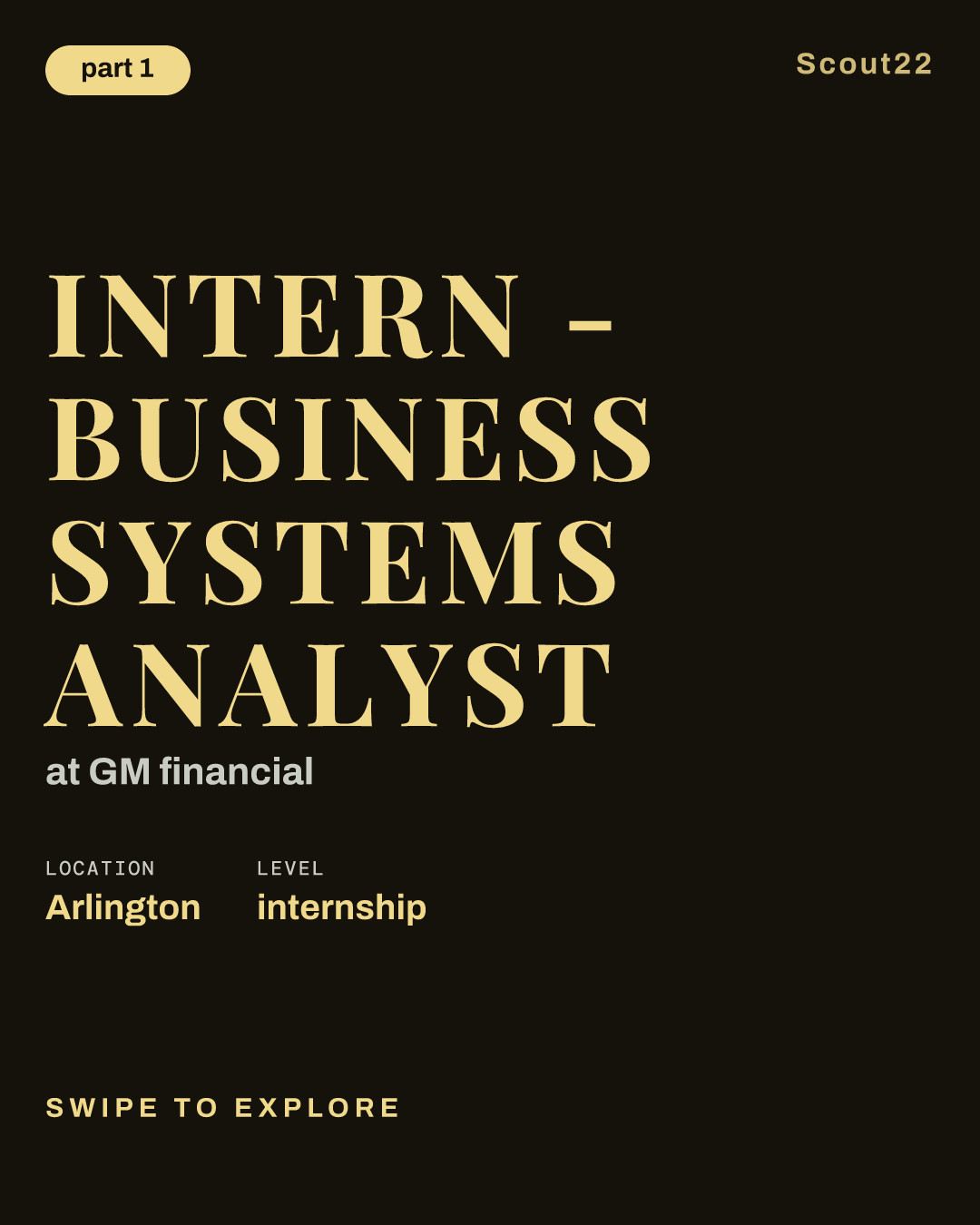 Intern - Business Systems Analyst at GM financial