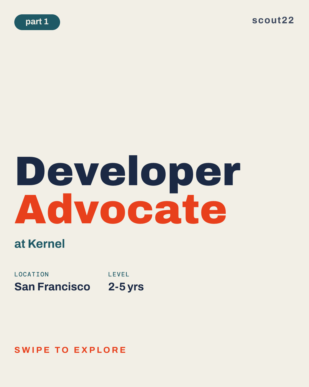Developer Advocate at Kernel