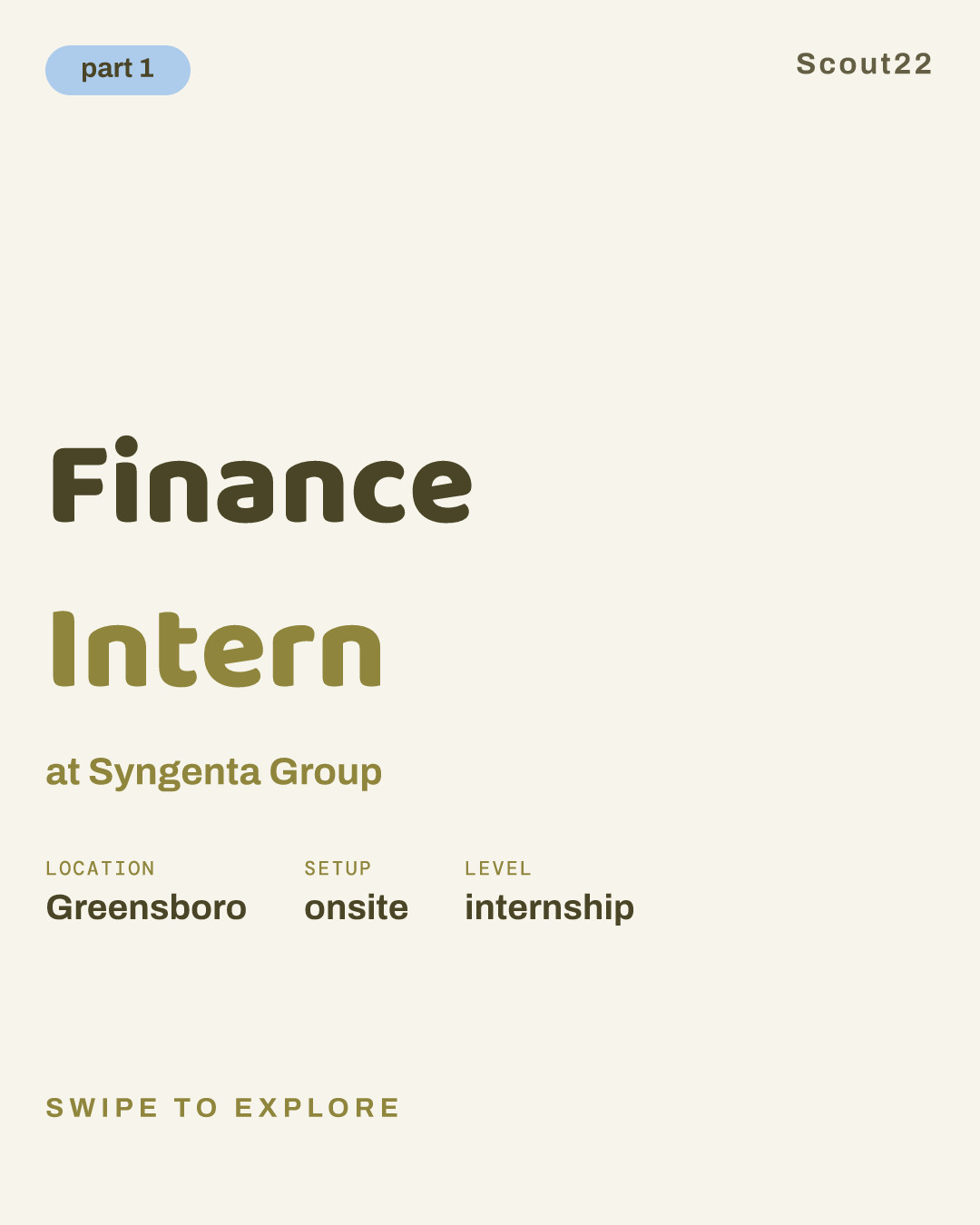 Finance Intern at Syngenta Group