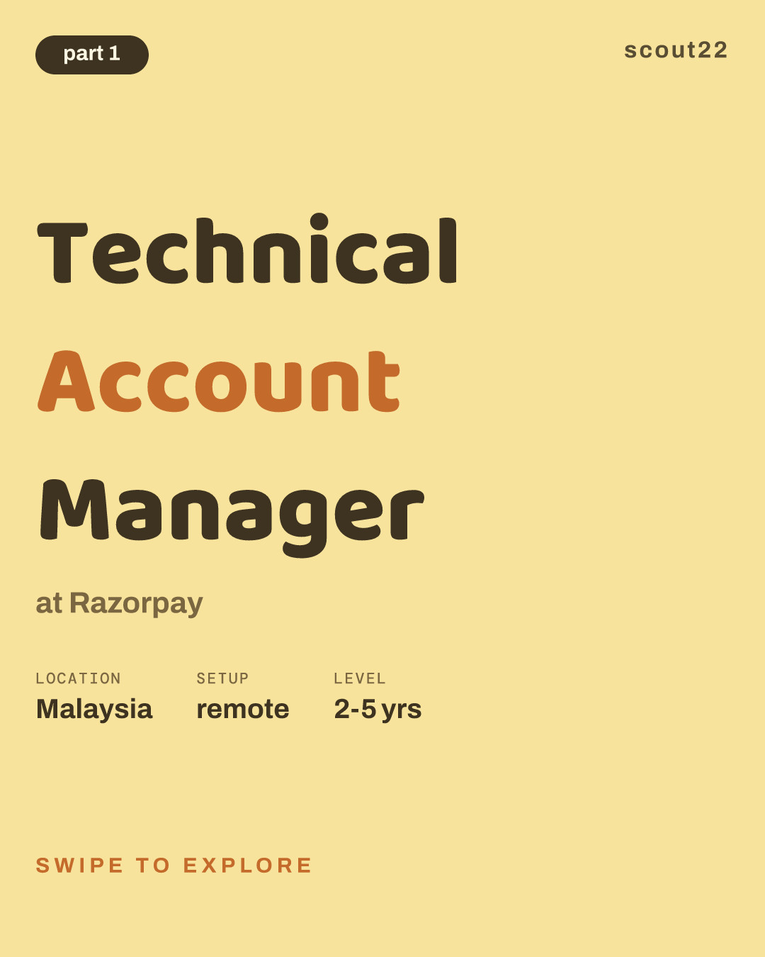 Technical Account Manager at Razorpay