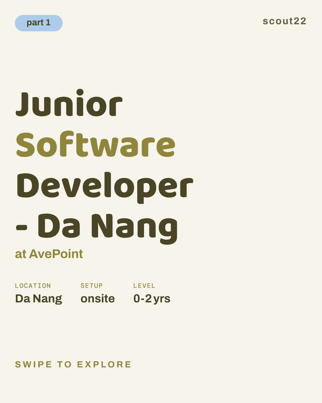 Junior Software Developer - Da Nang at AvePoint