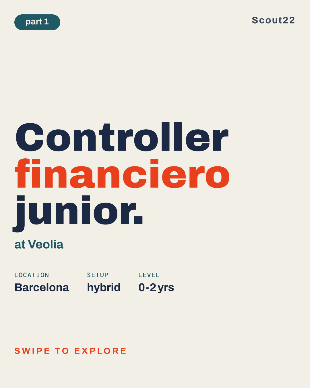 Controller financiero junior. at Veolia