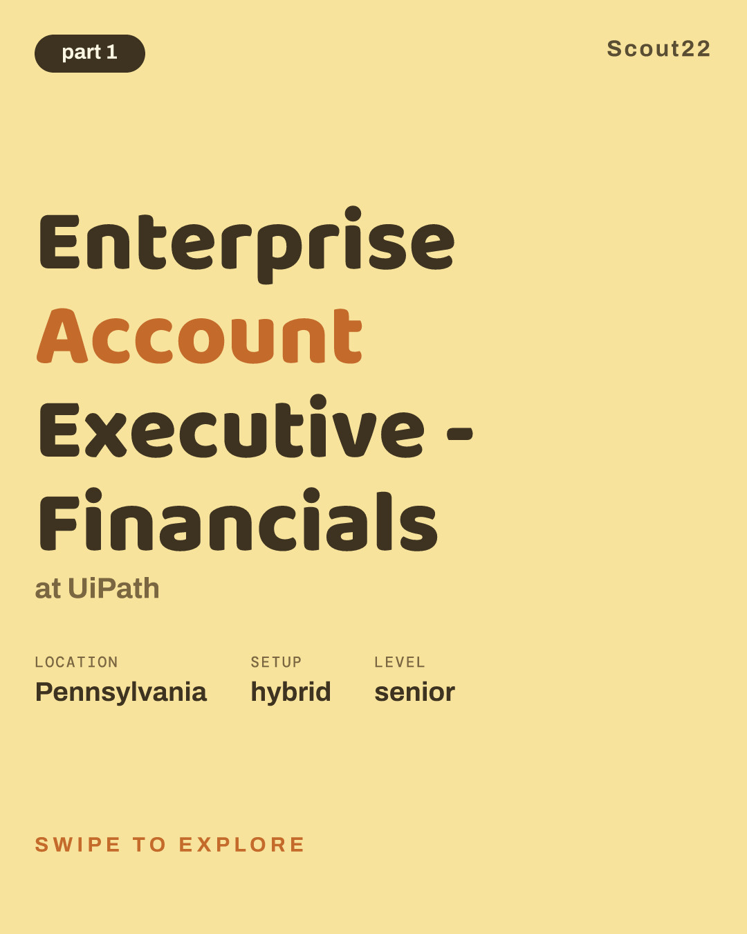 Enterprise Account Executive - Financials at UiPath