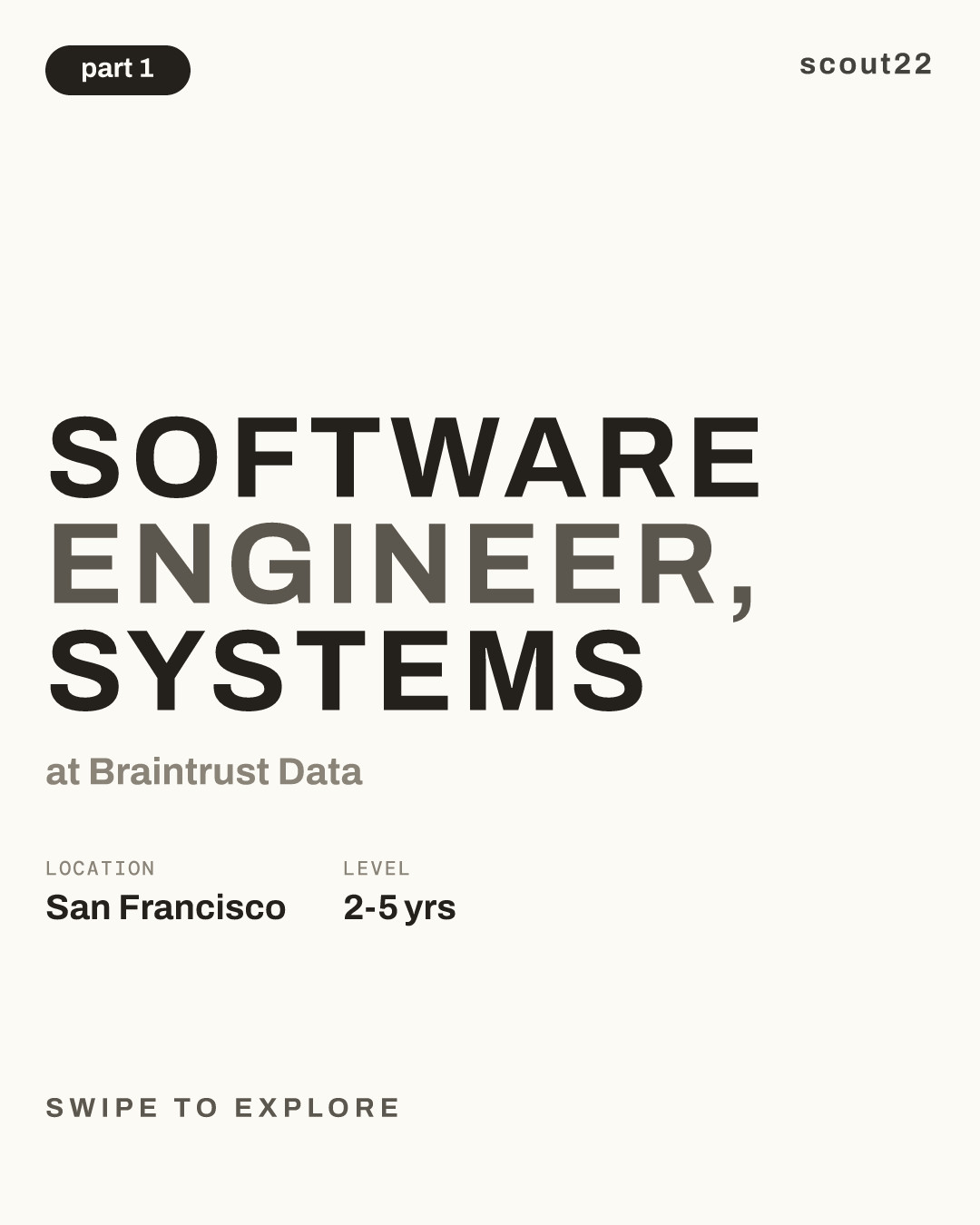 Software Engineer, Systems at Braintrust Data
