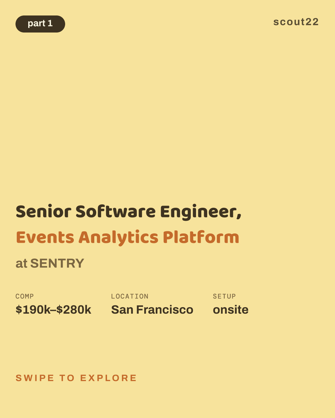 Senior Software Engineer, Events Analytics Platform at SENTRY