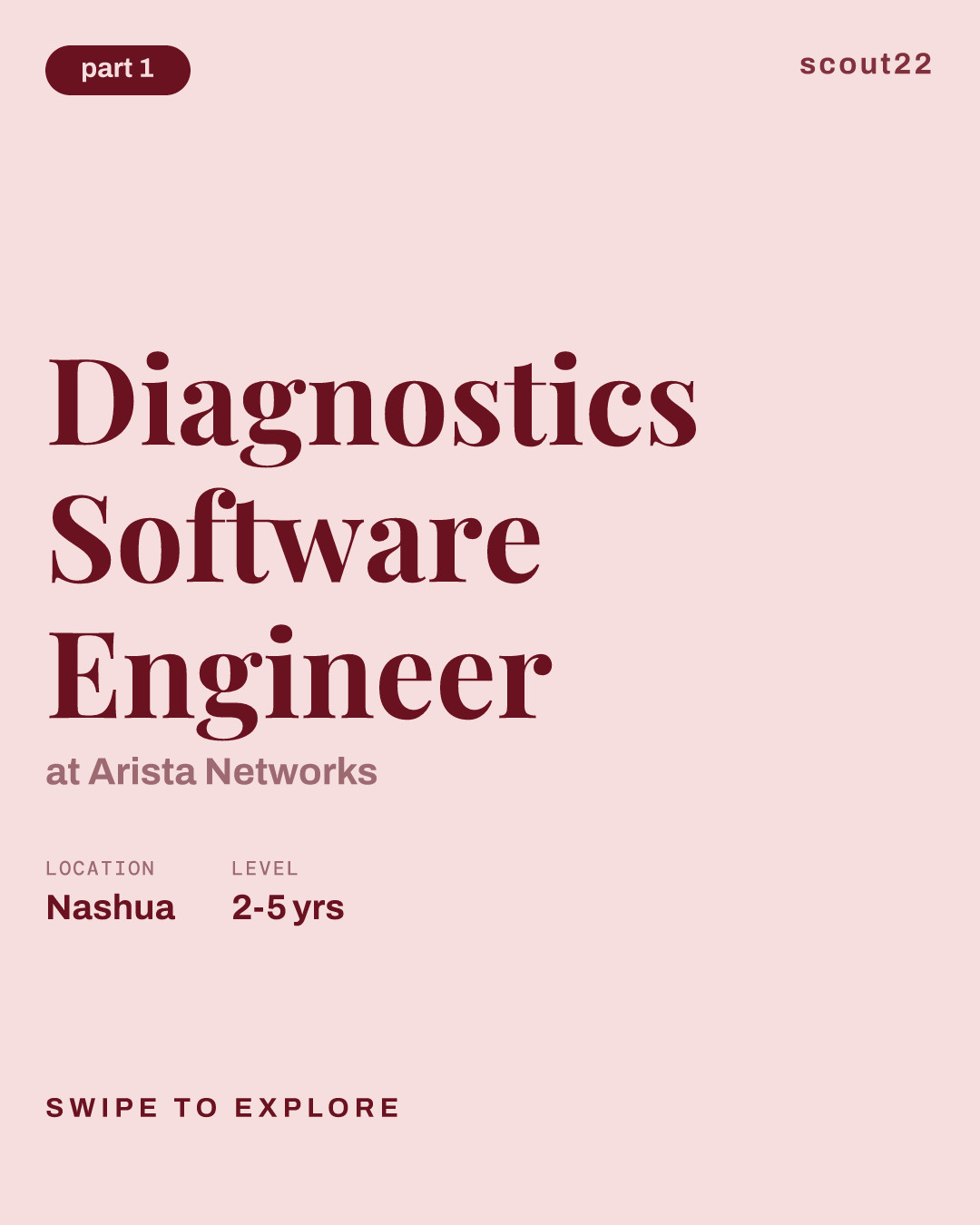 Diagnostics Software Engineer at Arista Networks