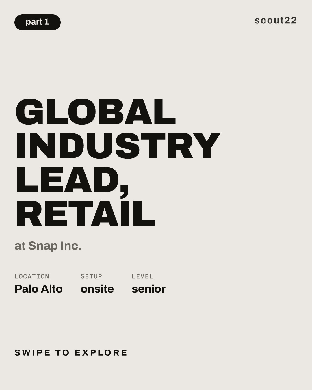 Global Industry Lead, Retail at Snap Inc.