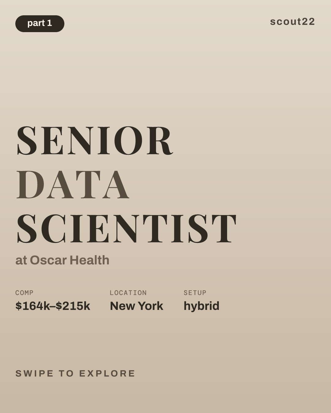 Senior Data Scientist at Oscar Health