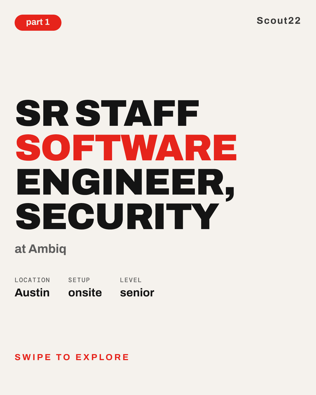 Sr Staff Software Engineer, Security at Ambiq