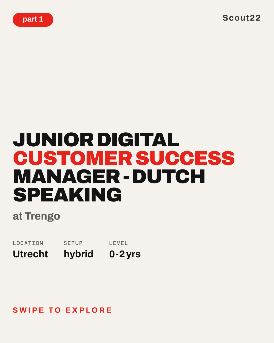 Junior Digital Customer Success Manager - Dutch speaking at Trengo
