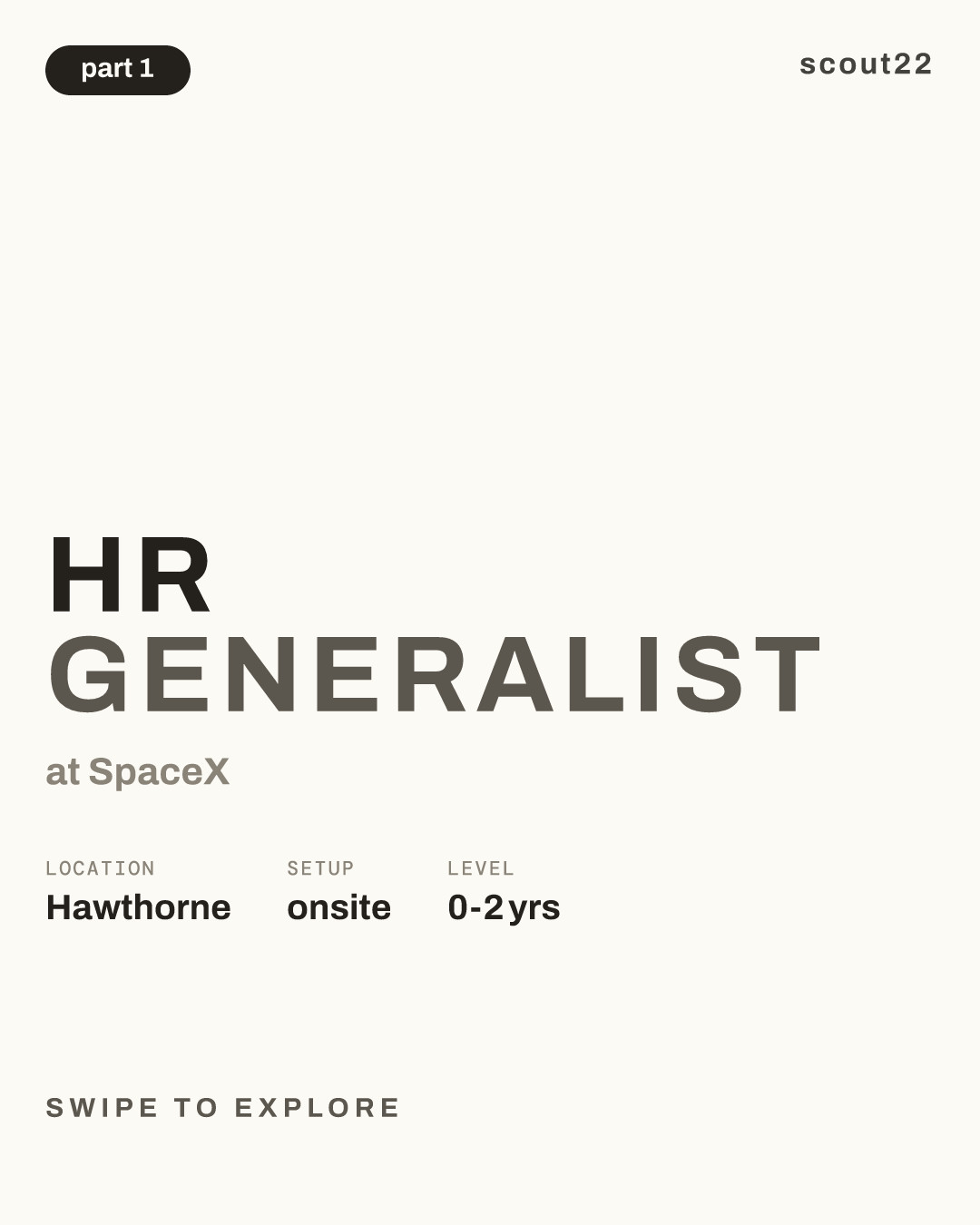 HR Generalist at SpaceX