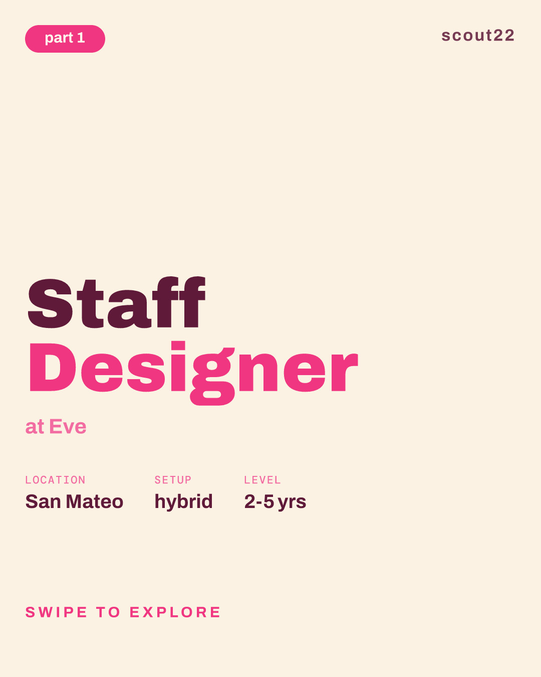 Staff Designer at Eve