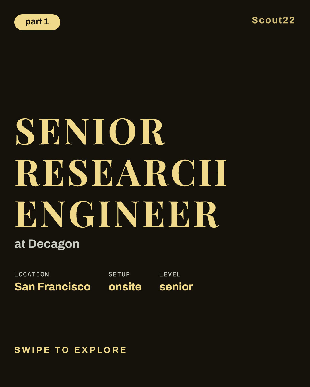 Senior Research Engineer at Decagon