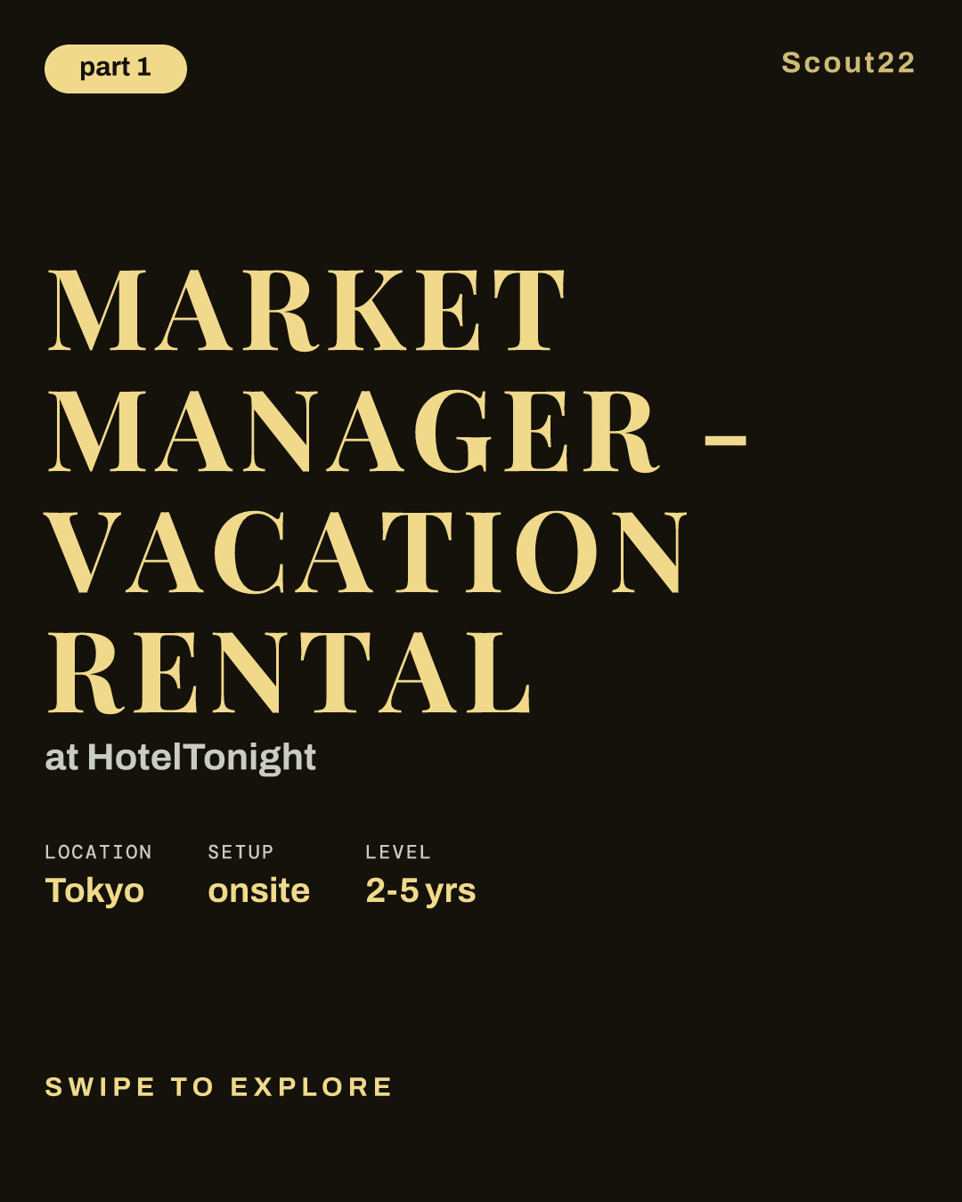 Market Manager - Vacation Rental at HotelTonight