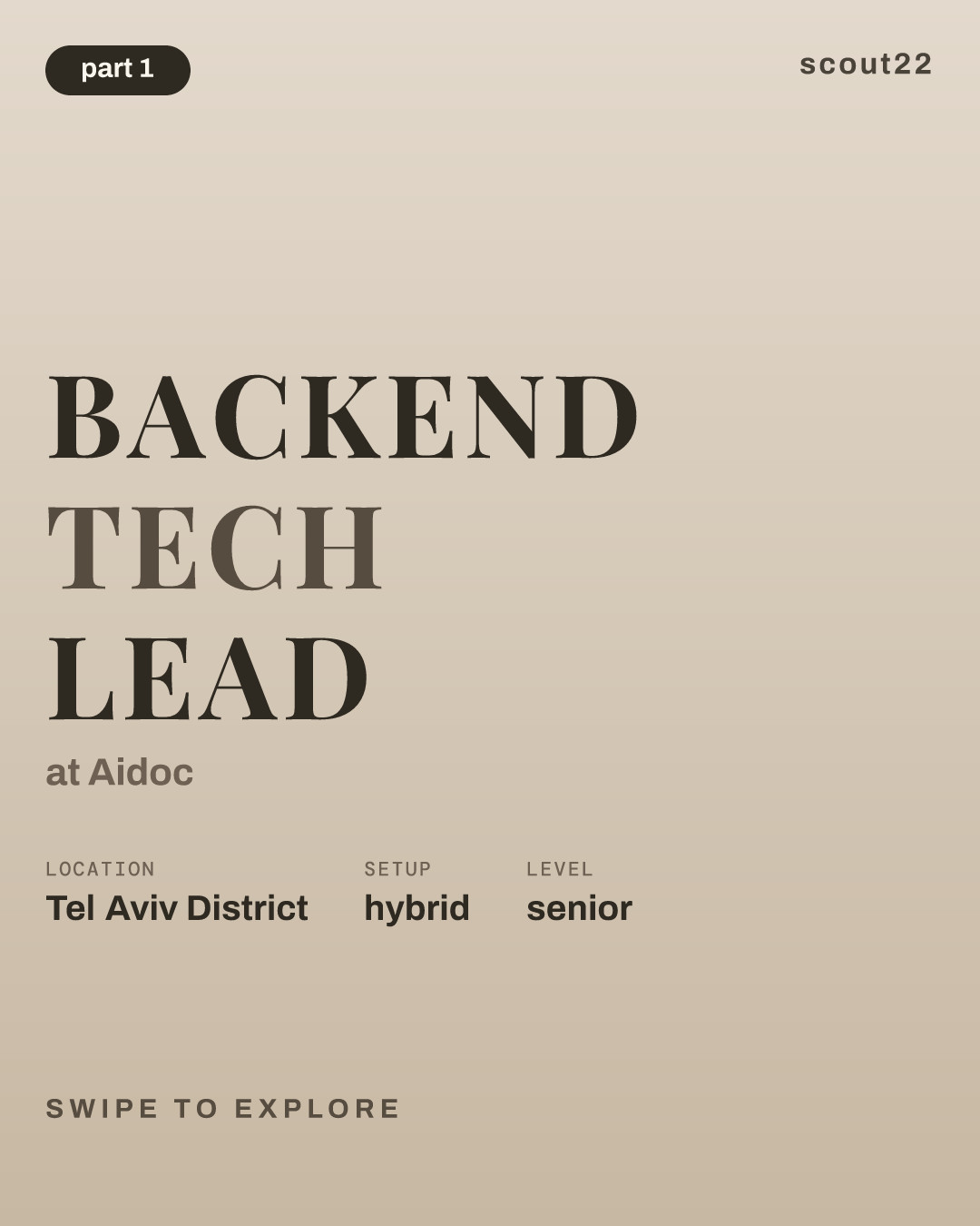 Backend Tech Lead at Aidoc