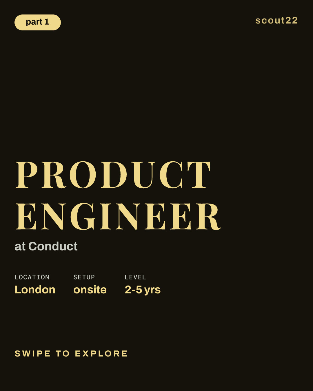 Product Engineer at Conduct