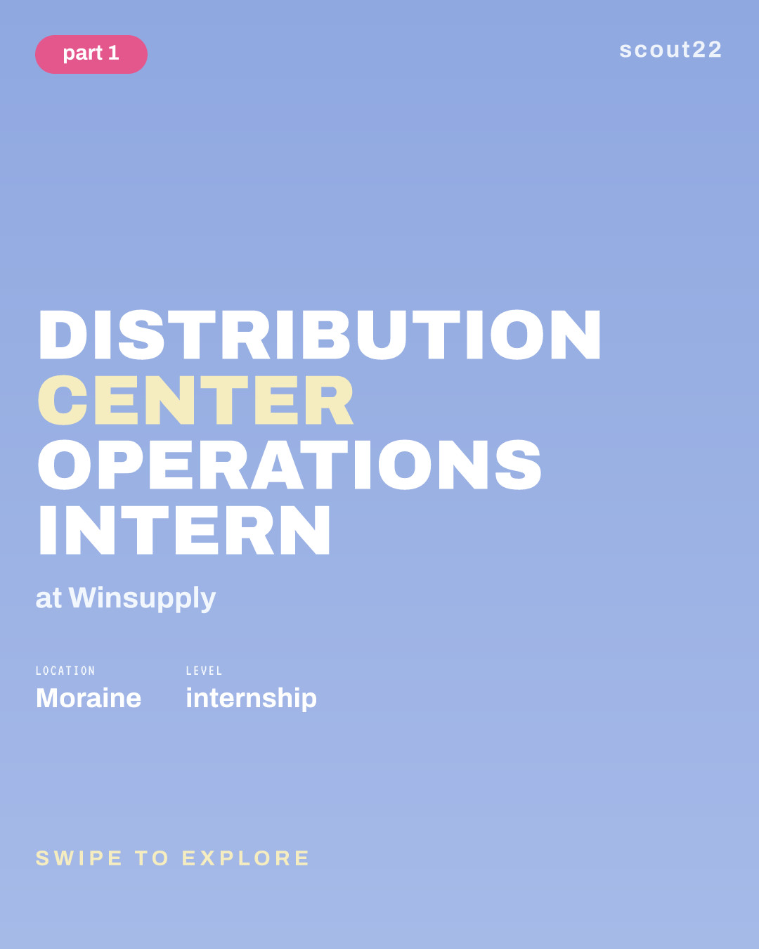 Distribution Center Operations Intern at Winsupply