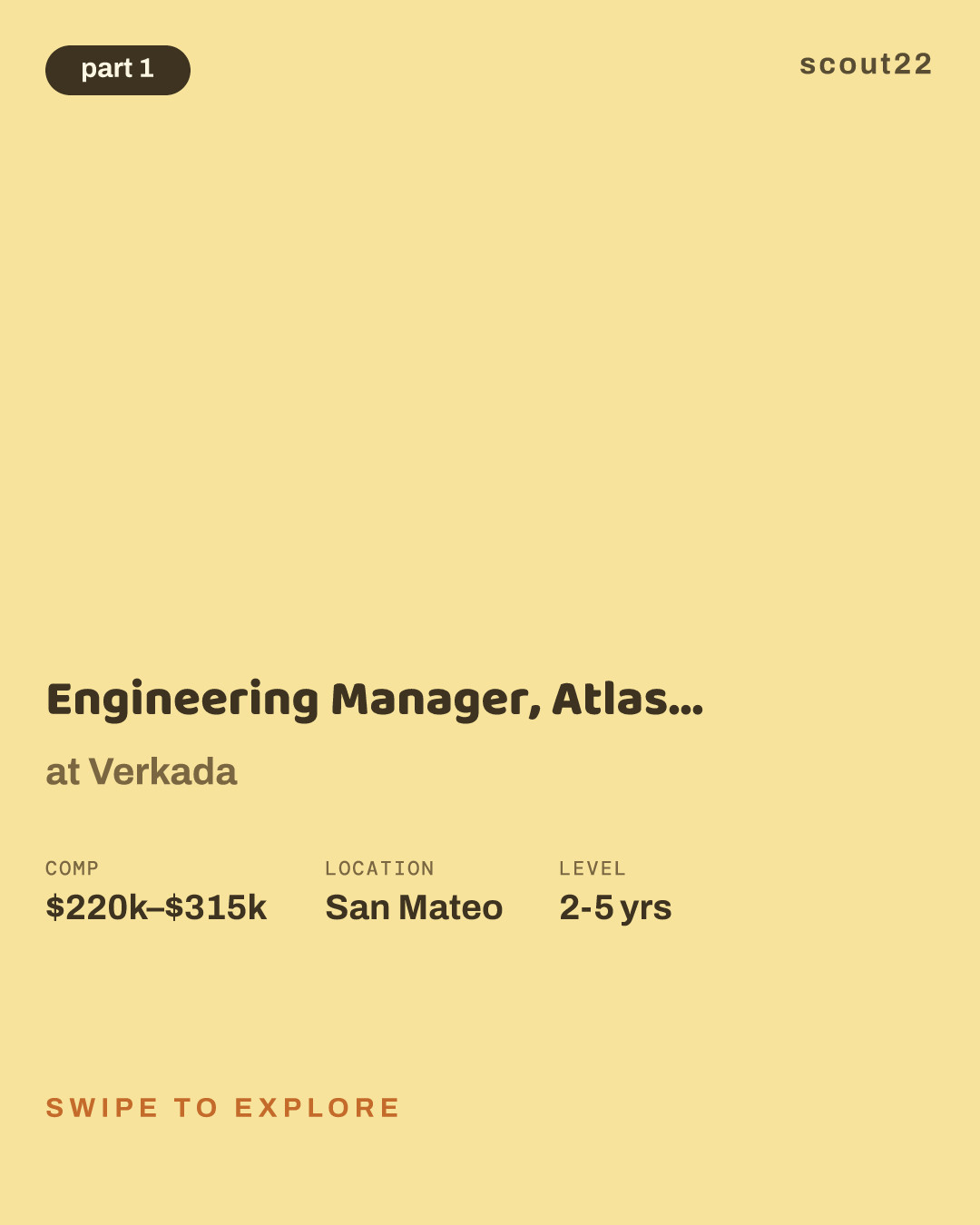 Engineering Manager, Atlas (Spatial Systems) at Verkada