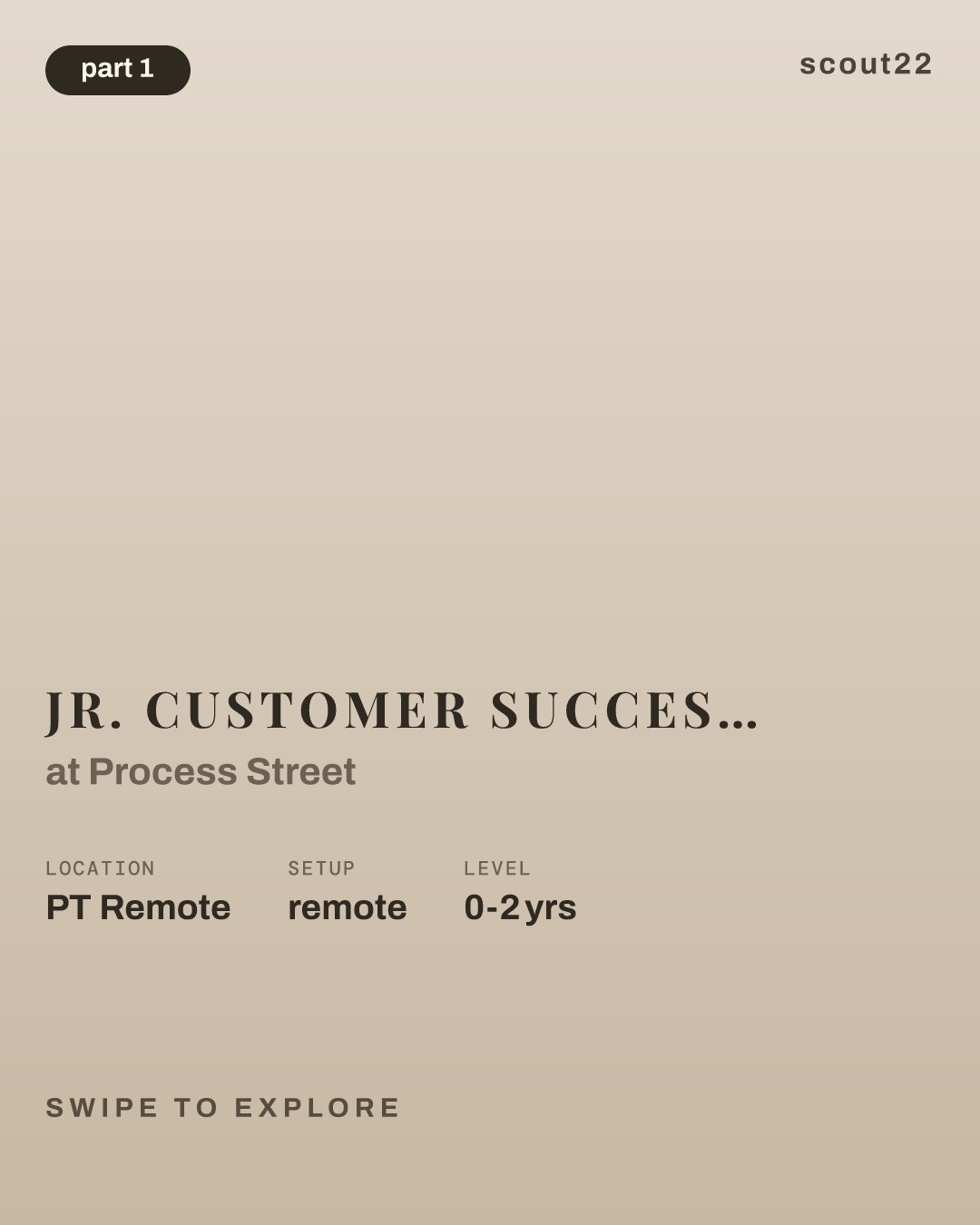Jr. Customer Success Manager (Remote) at Process Street