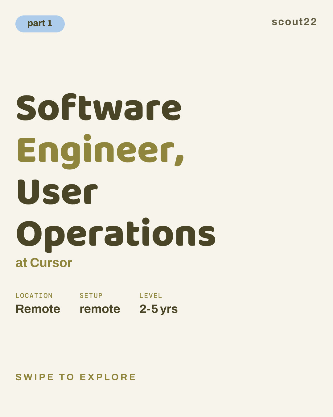 Software Engineer, User Operations at Cursor