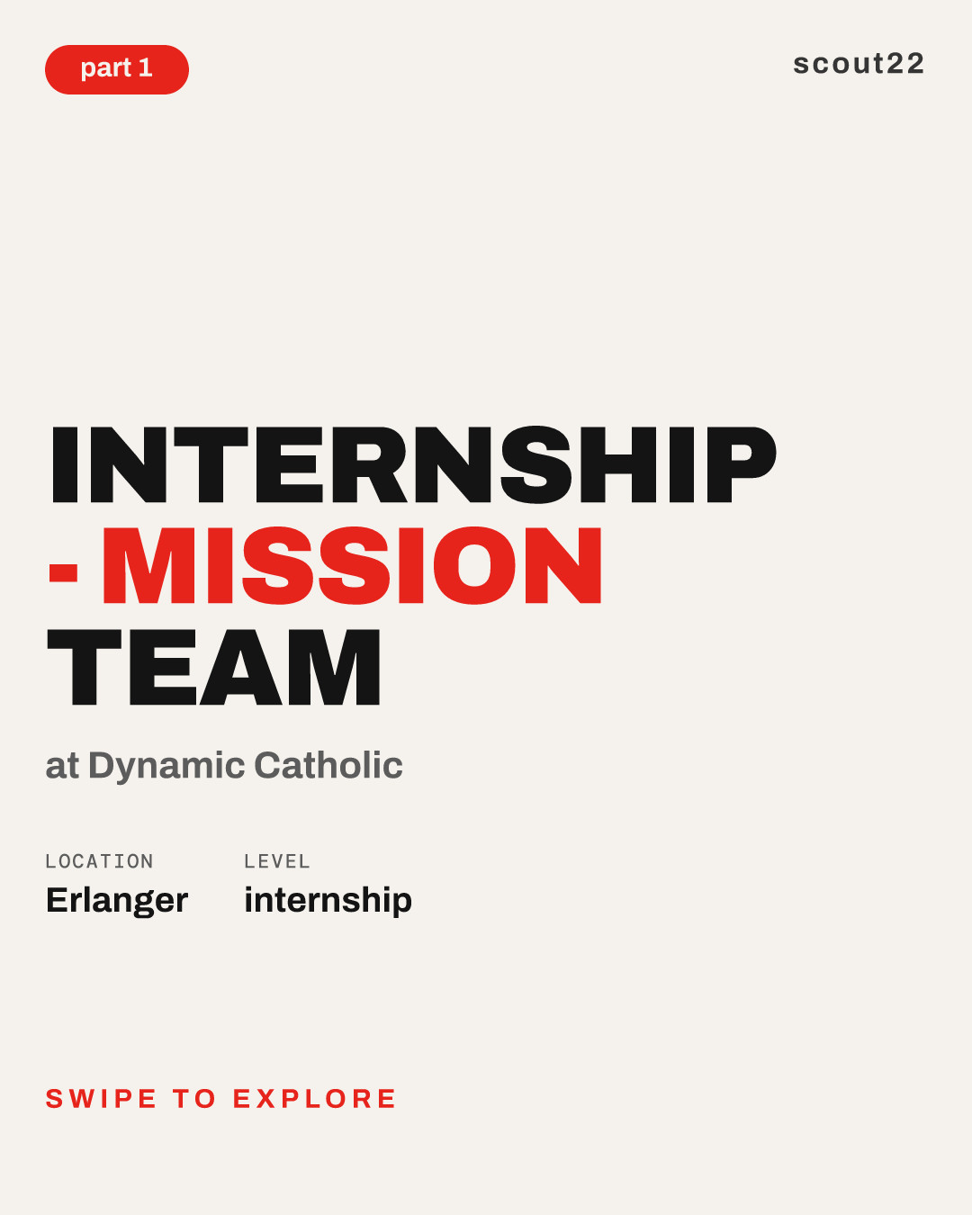 Internship - Mission Team at Dynamic Catholic