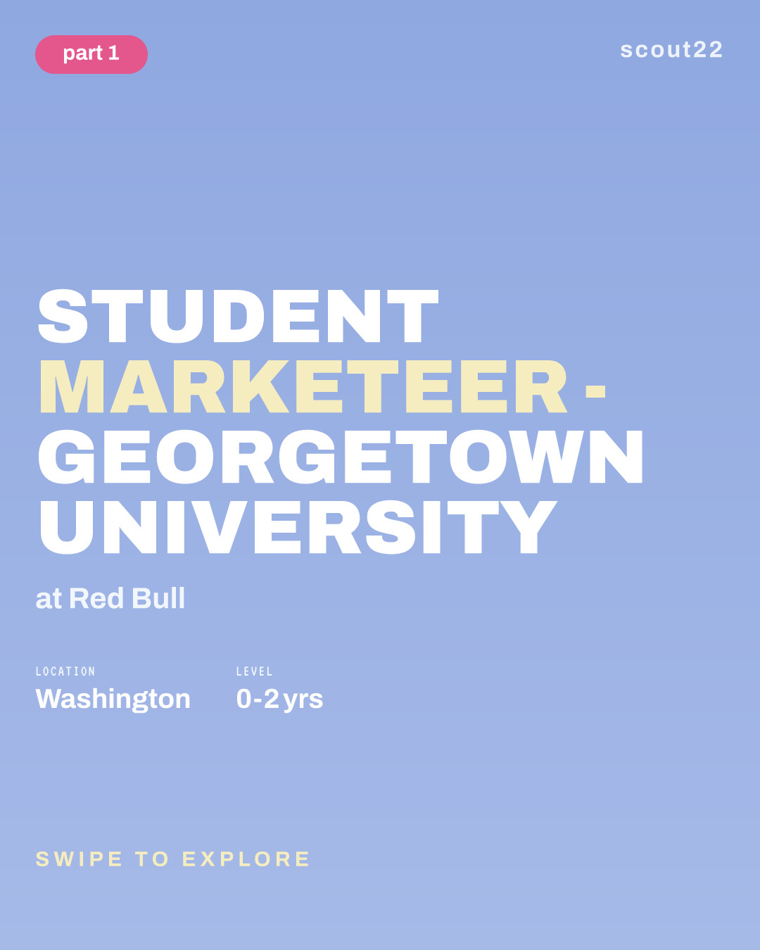 Student Marketeer - Georgetown University at Red Bull