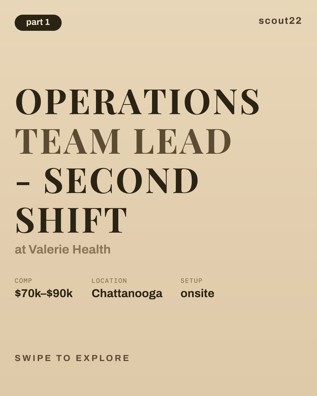 Operations Team Lead - Second Shift at Valerie Health