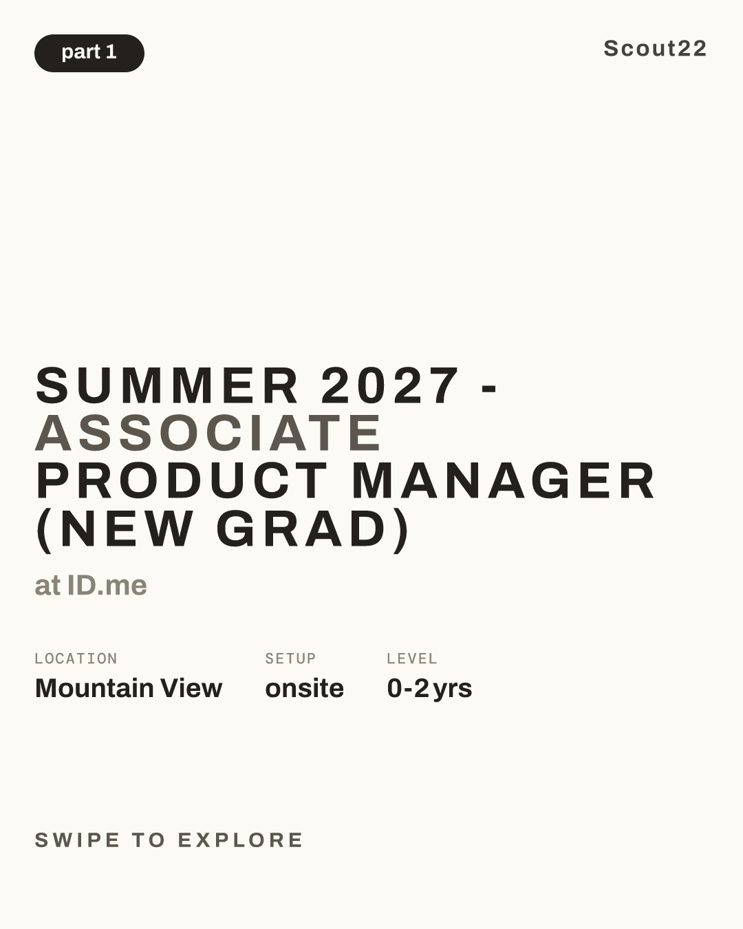 Summer 2027 - Associate Product Manager (New Grad) at ID.me