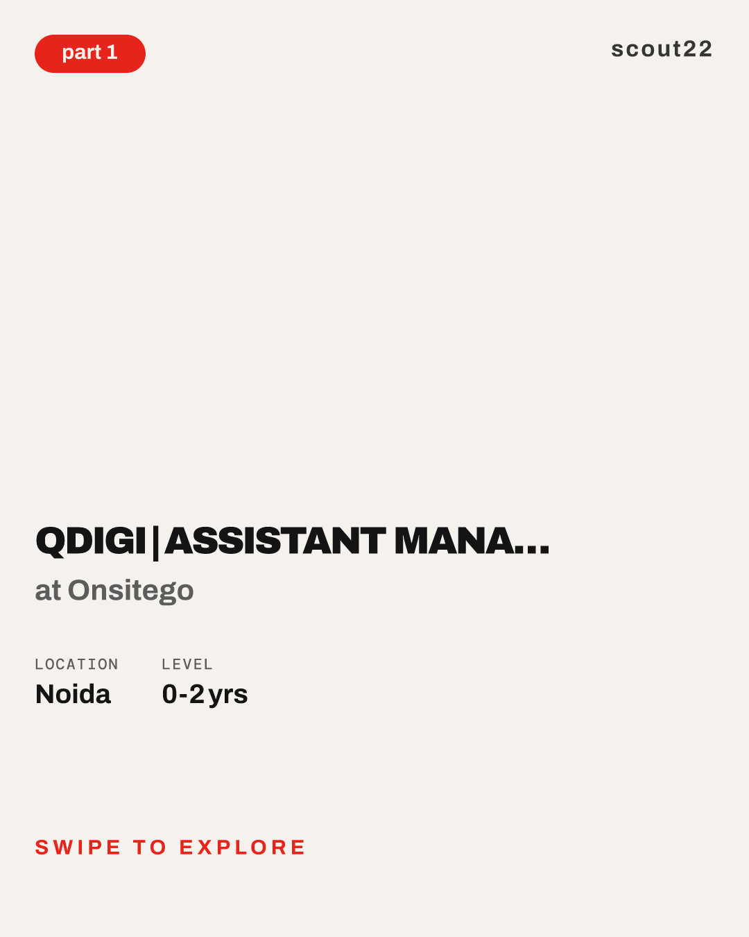 Qdigi | Assistant Manager - Payroll Ops at Onsitego