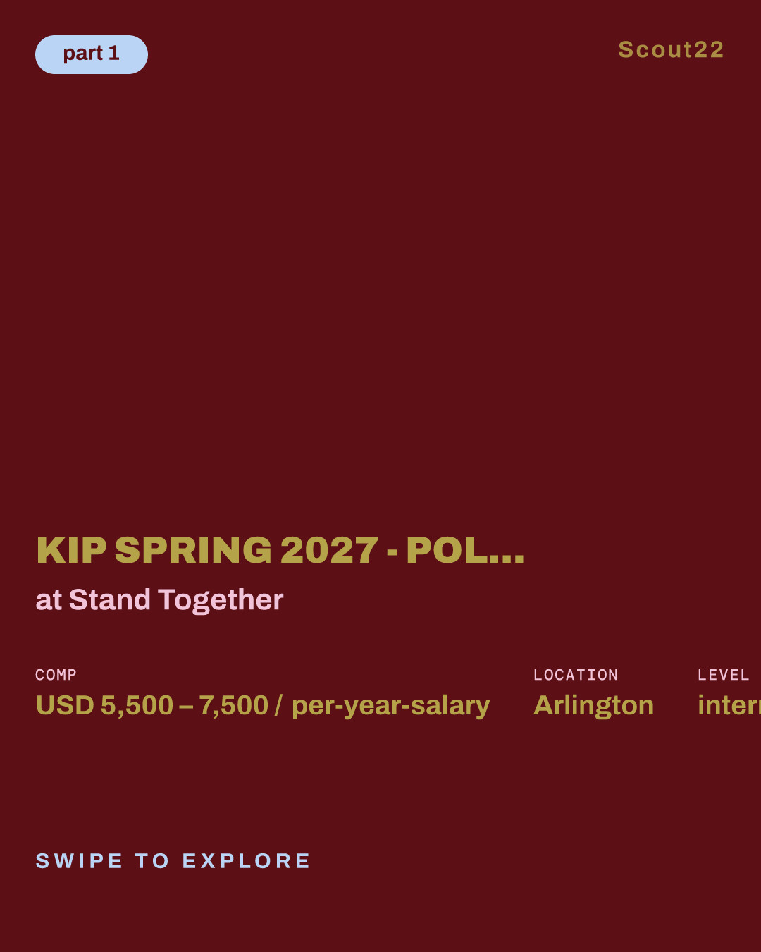 KIP Spring 2027 - Policy and Research Intern - American Legislative Exchange Council at Stand Together