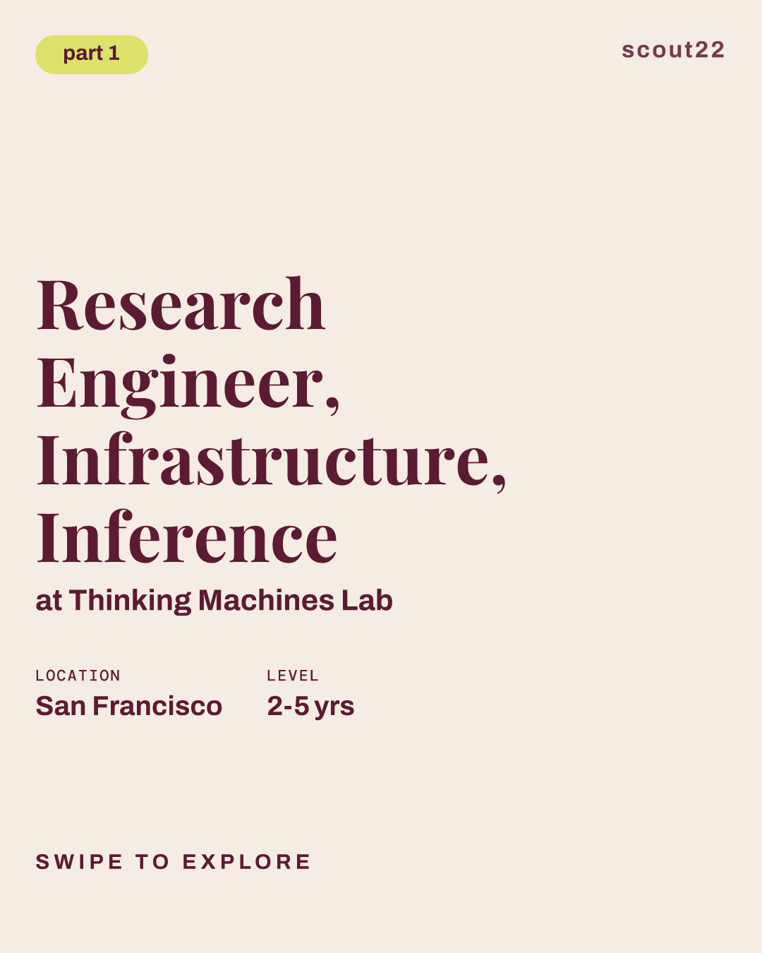 Research Engineer, Infrastructure, Inference at Thinking Machines Lab