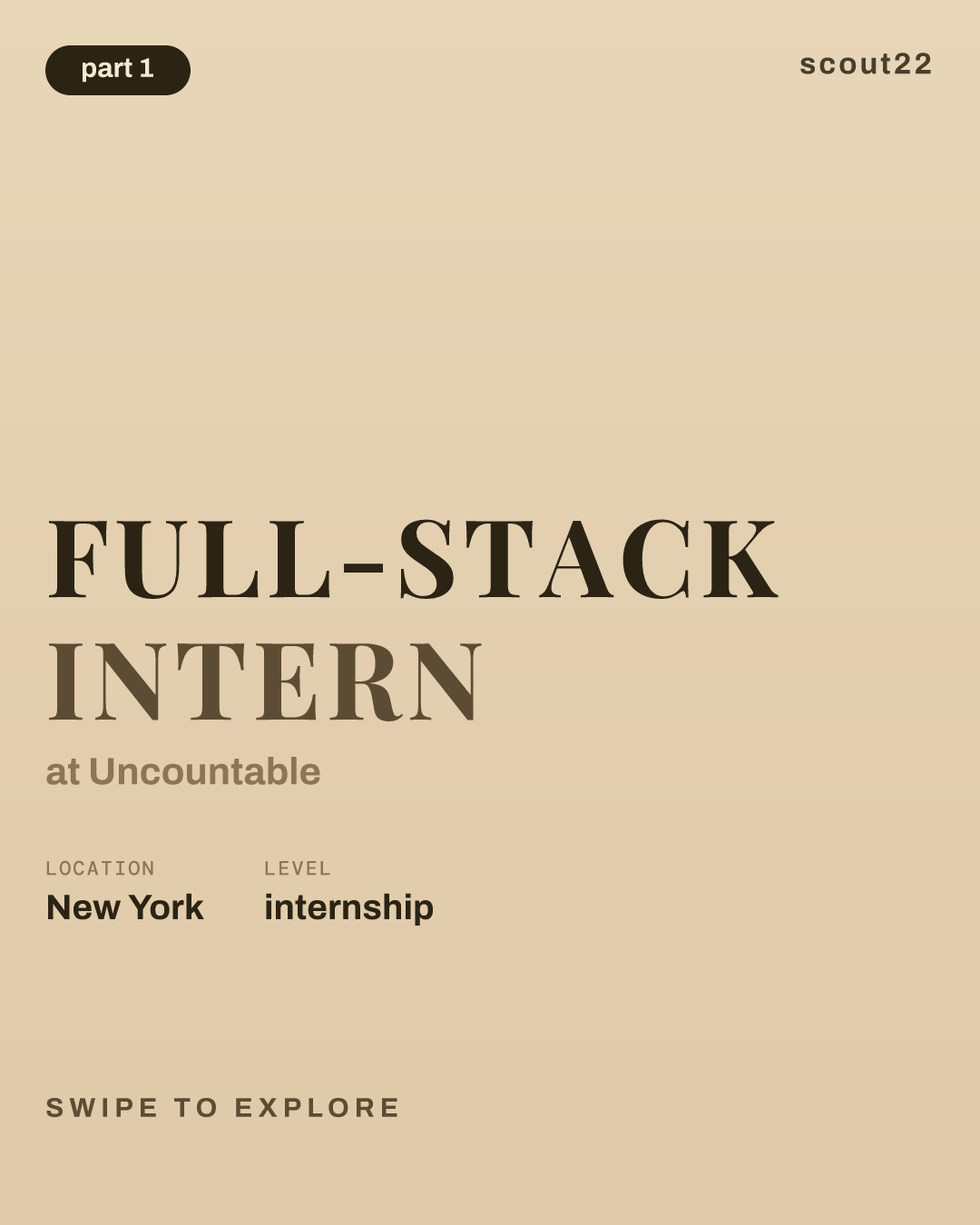 Full-Stack Intern at Uncountable