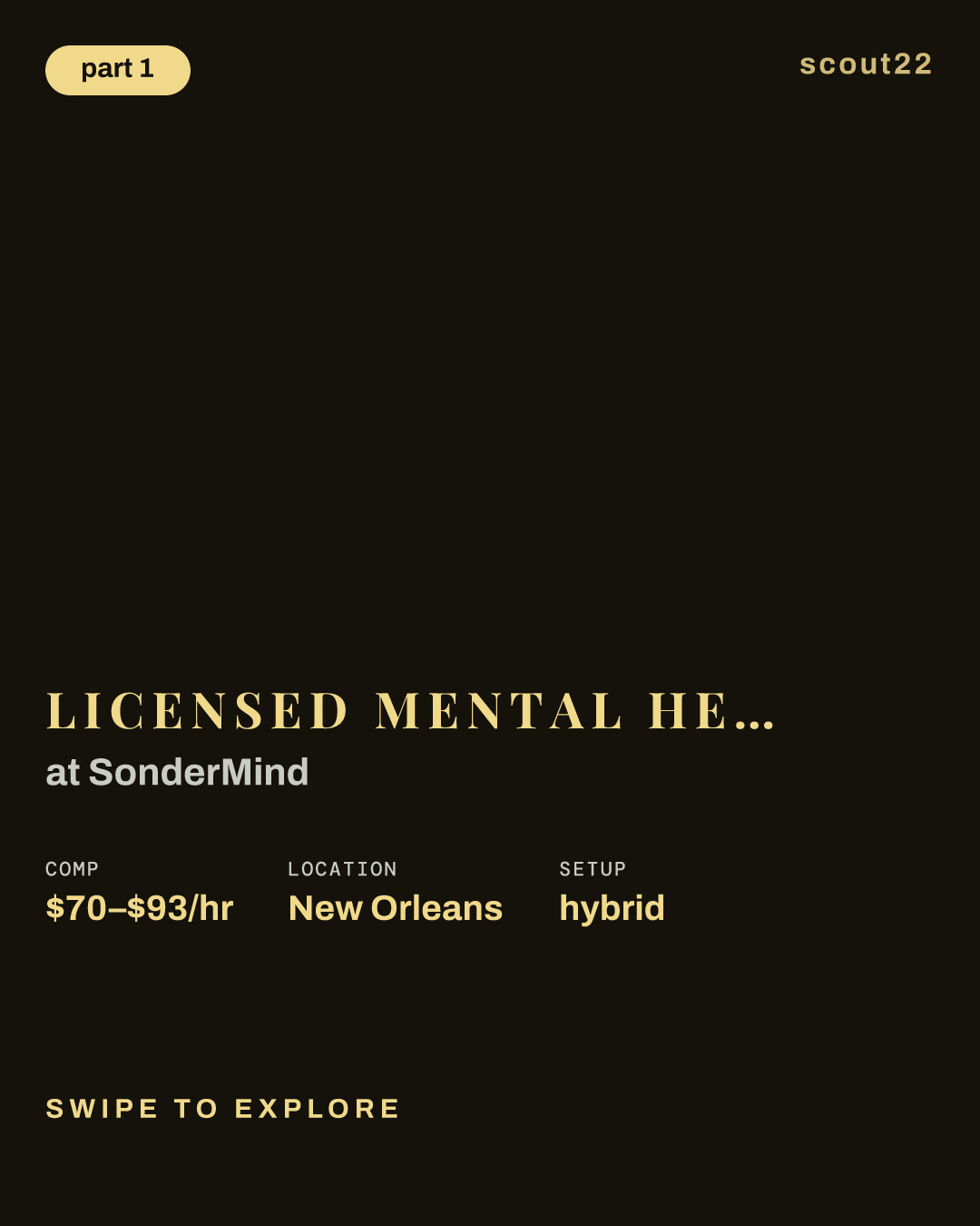 Licensed Mental Health Therapist (Louisiana) at SonderMind