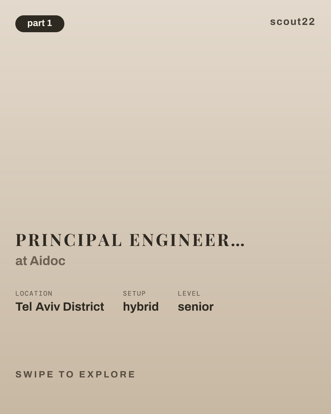 Principal Engineer - AI First Development Lead at Aidoc
