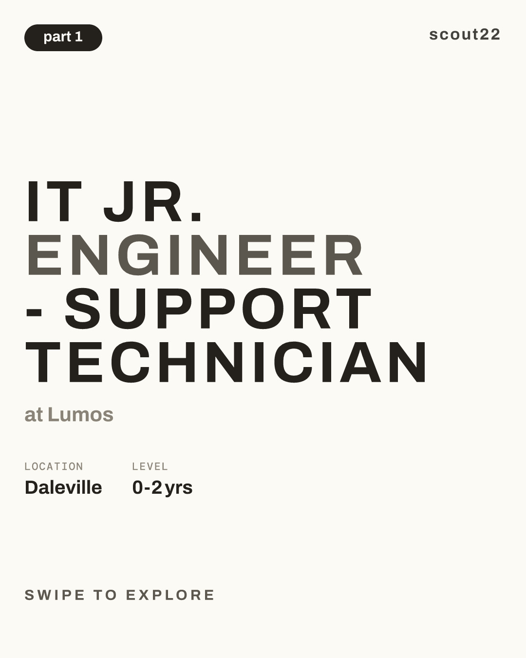 IT Jr. Engineer - Support Technician at Lumos
