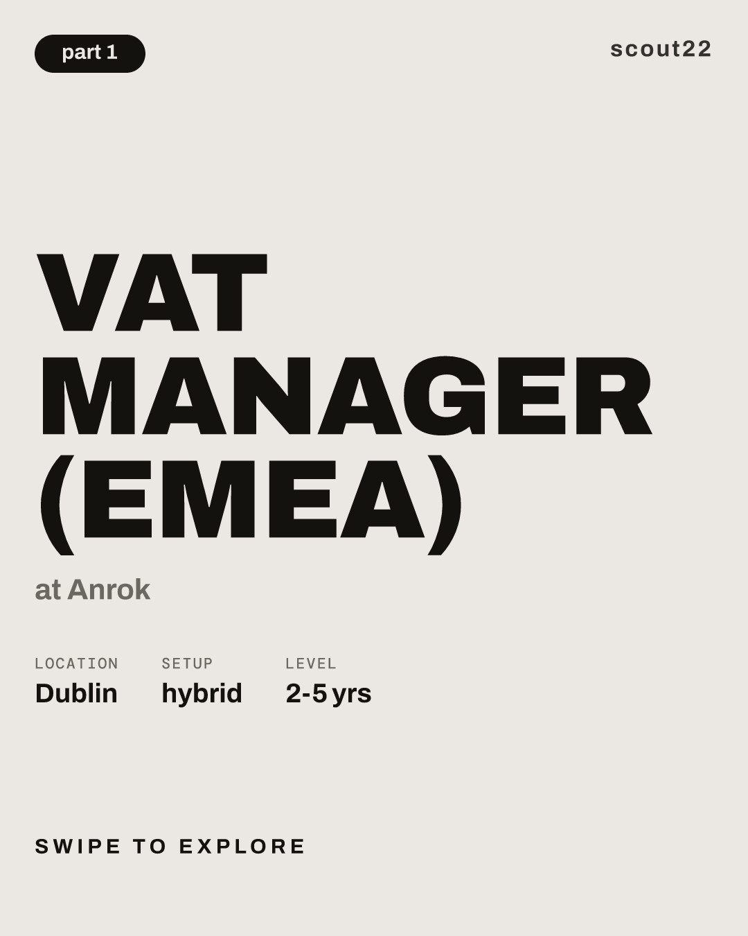 VAT Manager (EMEA) at Anrok