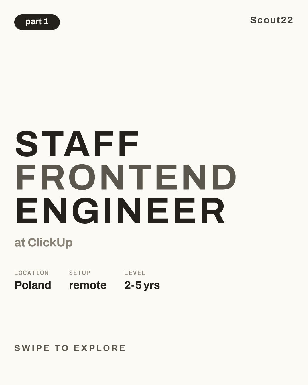 Staff Frontend Engineer at ClickUp