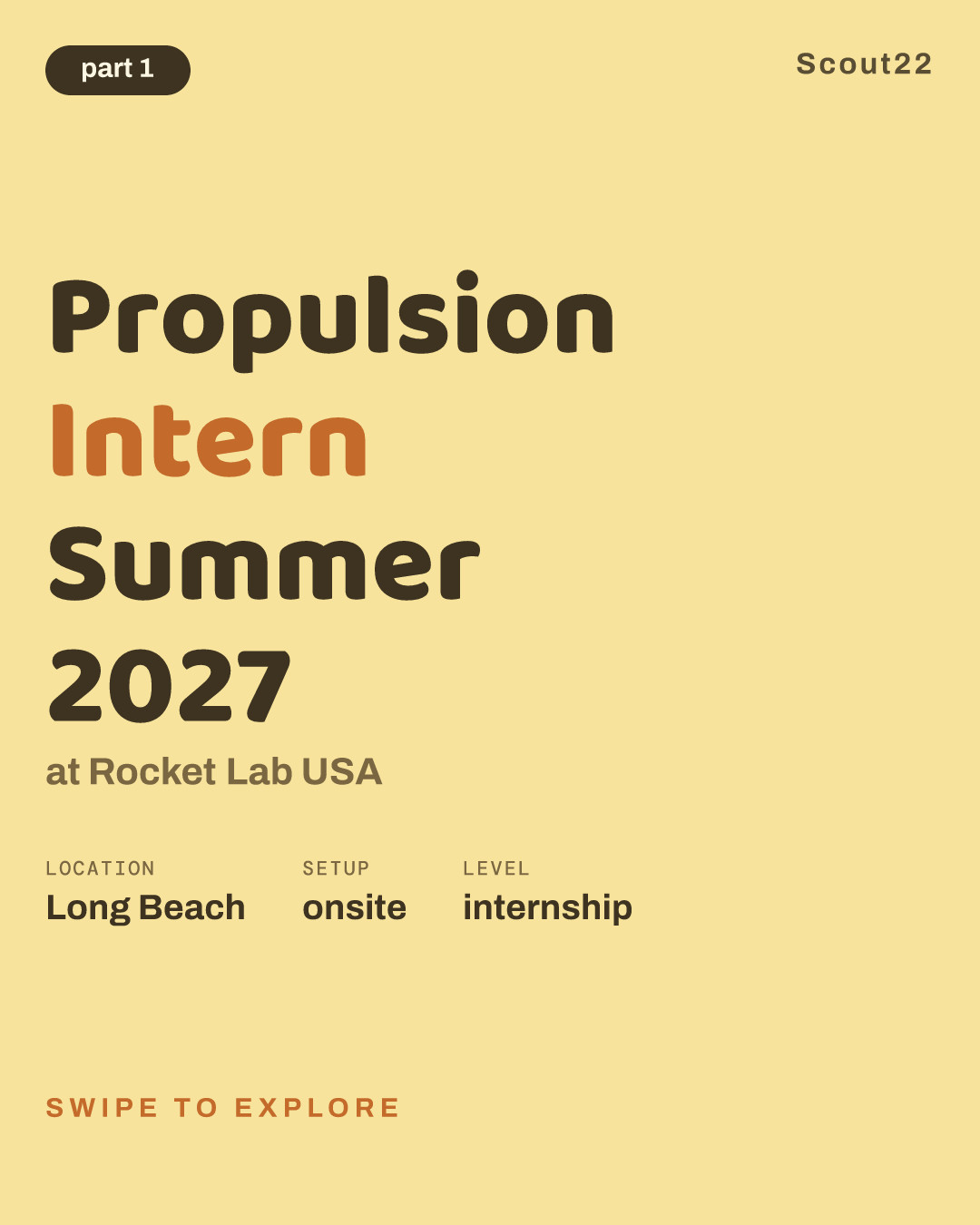 Propulsion Intern Summer 2027 at Rocket Lab USA