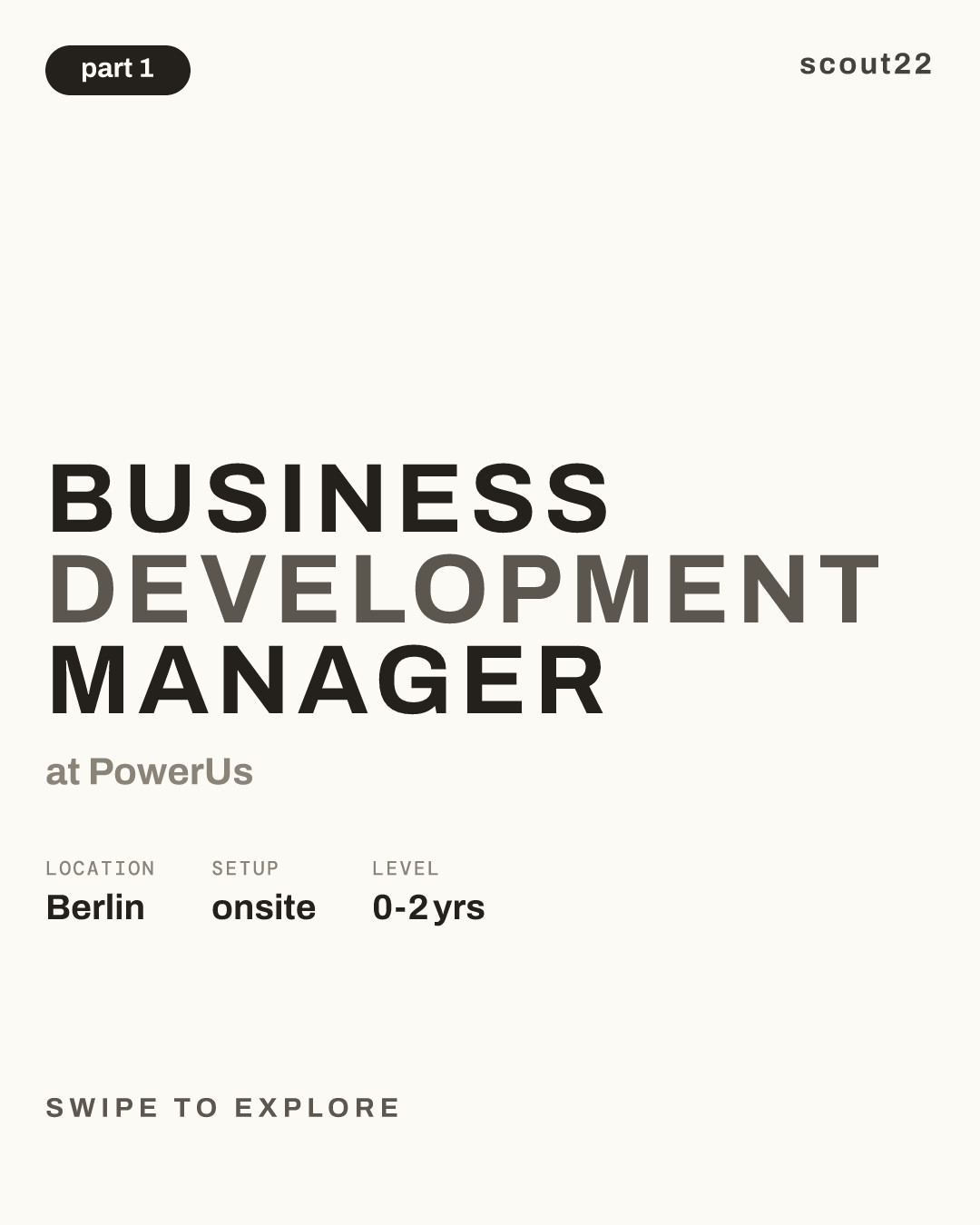 Business Development Manager at PowerUs