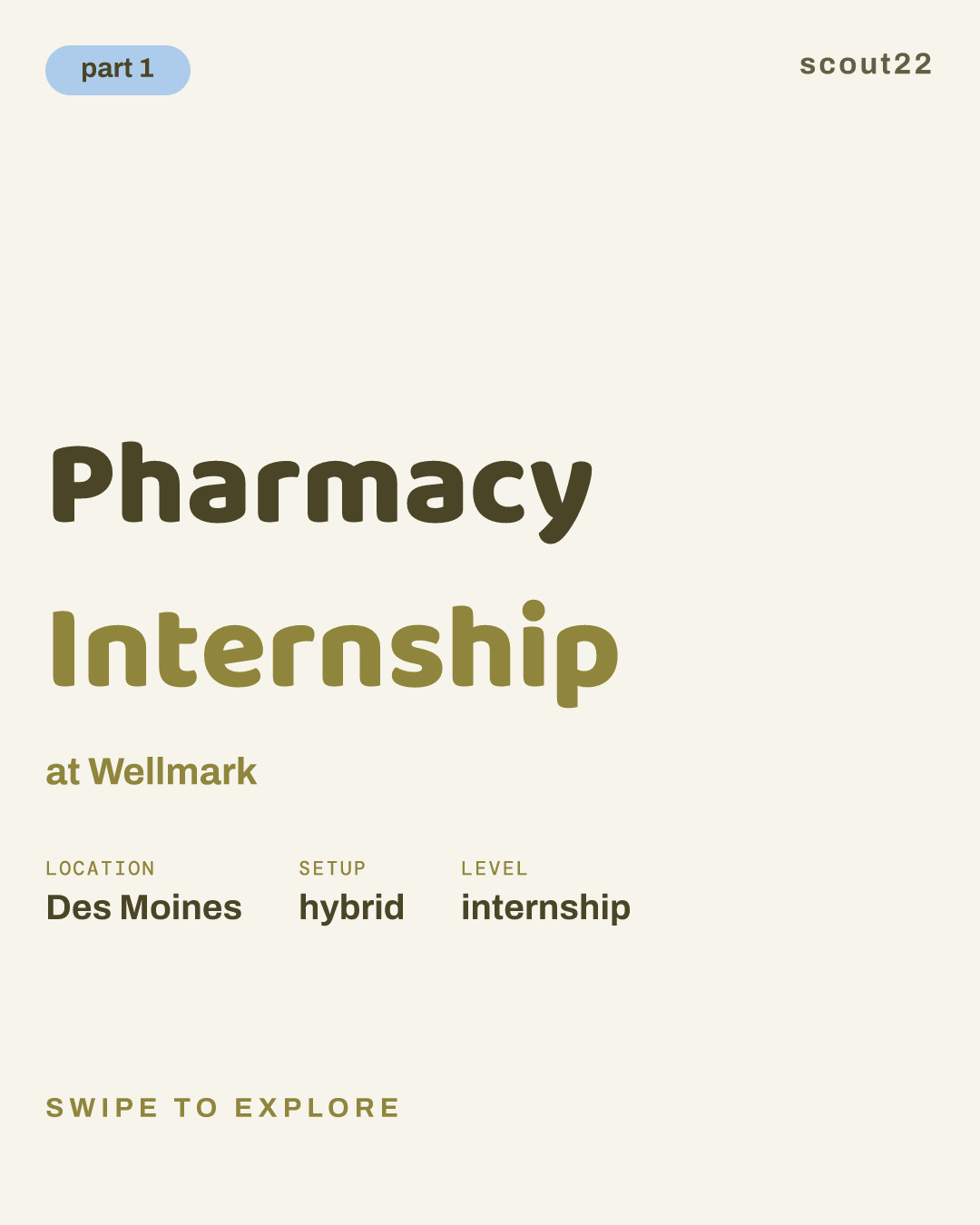 Pharmacy Internship at Wellmark
