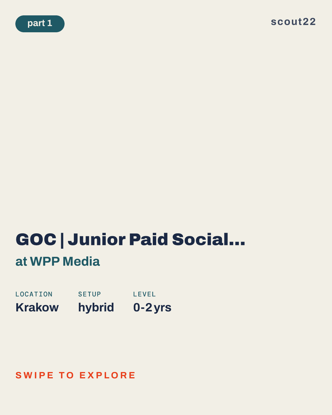 GOC | Junior Paid Social Media Specialist at WPP Media