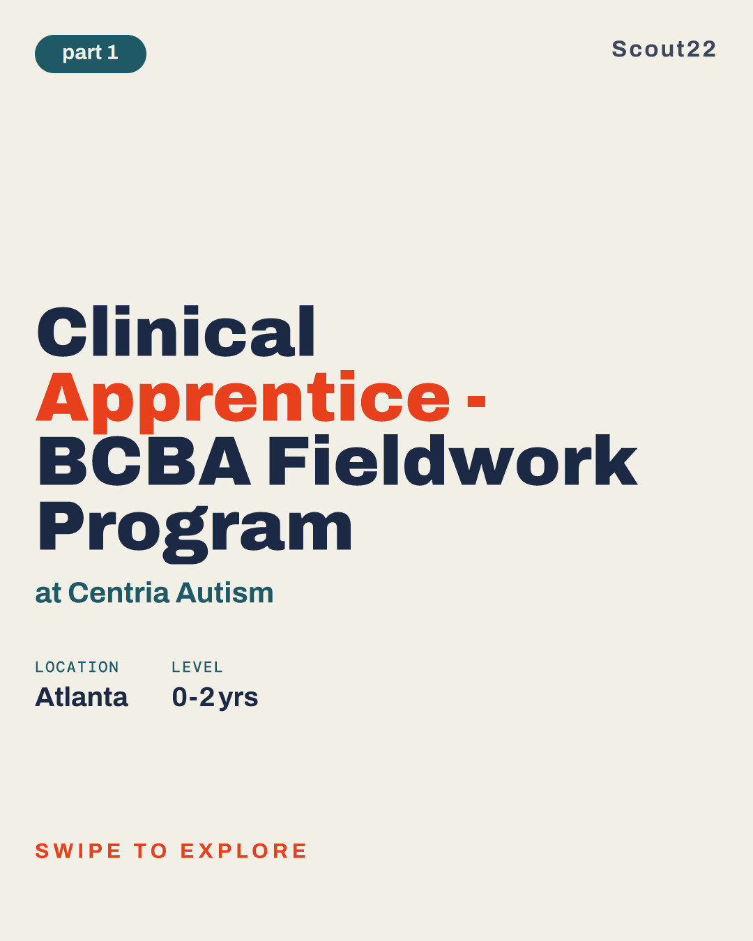 Clinical Apprentice - BCBA Fieldwork Program at Centria Autism