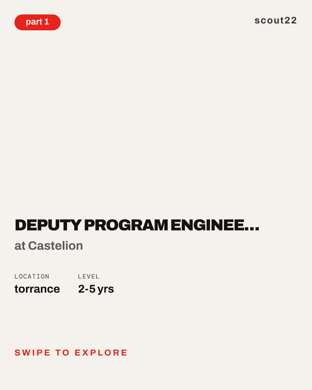 Deputy Program Engineer, Hypersonic Strike at Castelion