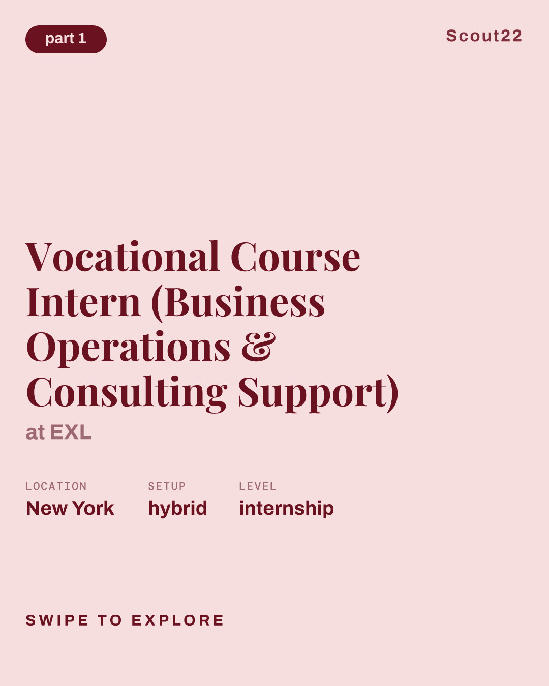 Vocational Course Intern (Business Operations & Consulting Support) at EXL