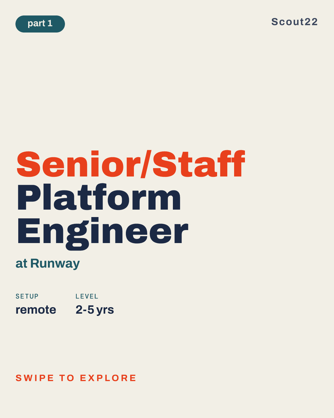 ⚙️ Senior/Staff Platform Engineer at Runway