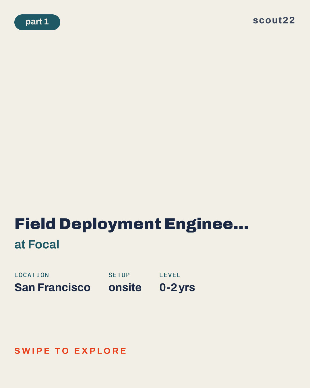 Field Deployment Engineer (Entry Level) at Focal