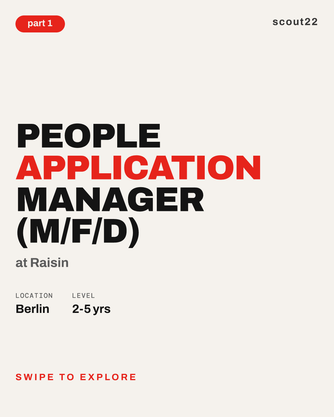 People Application Manager (m/f/d) at Raisin