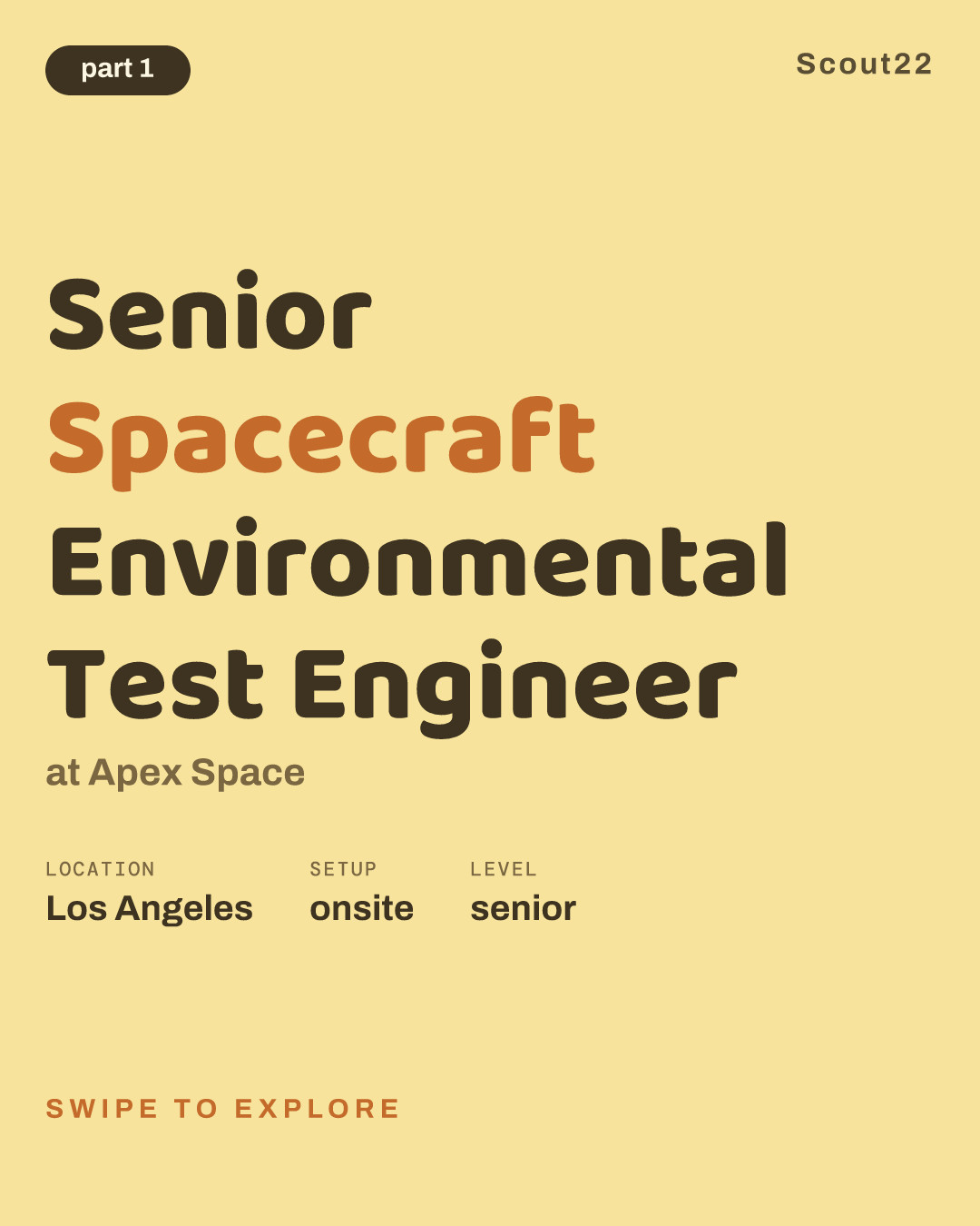 Senior Spacecraft Environmental Test Engineer at Apex Space