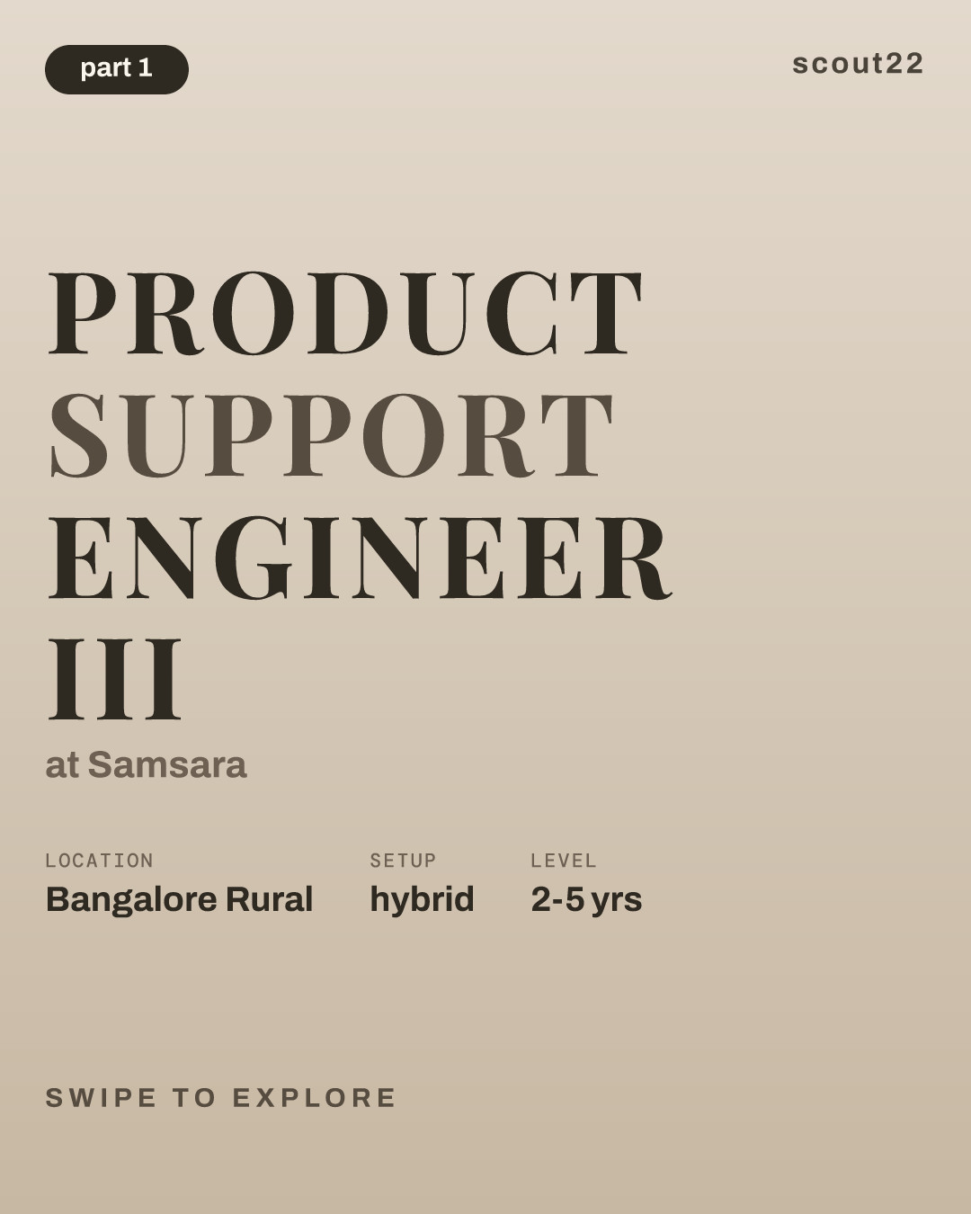 Product Support Engineer III at Samsara